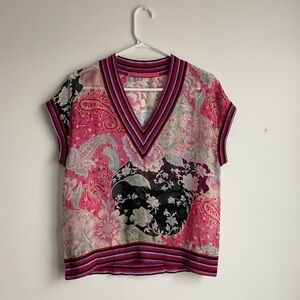 Emanuel Ungaro Silk Chiffon Shirt